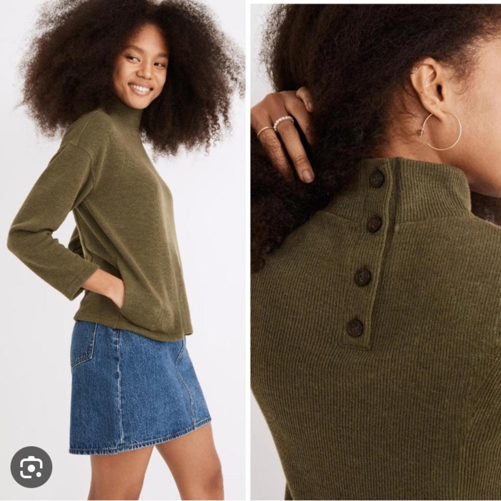 Madewell mock neck sweater - L